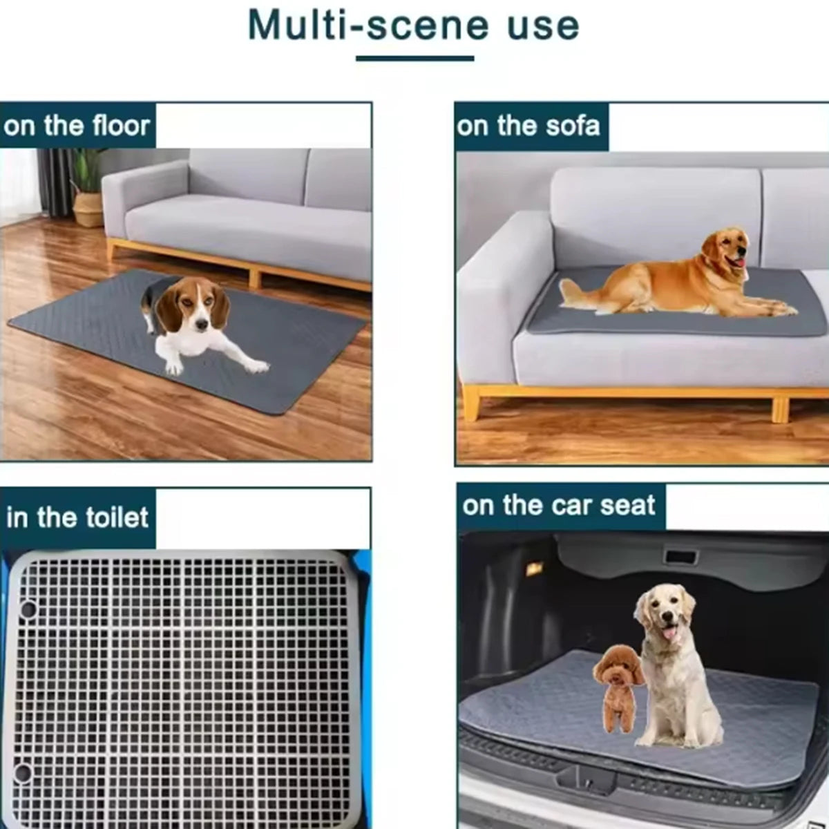 Tapis de Propreté Lavable pour Chien & Chat – Ultra-Absorbant, Imperméable & Réutilisable