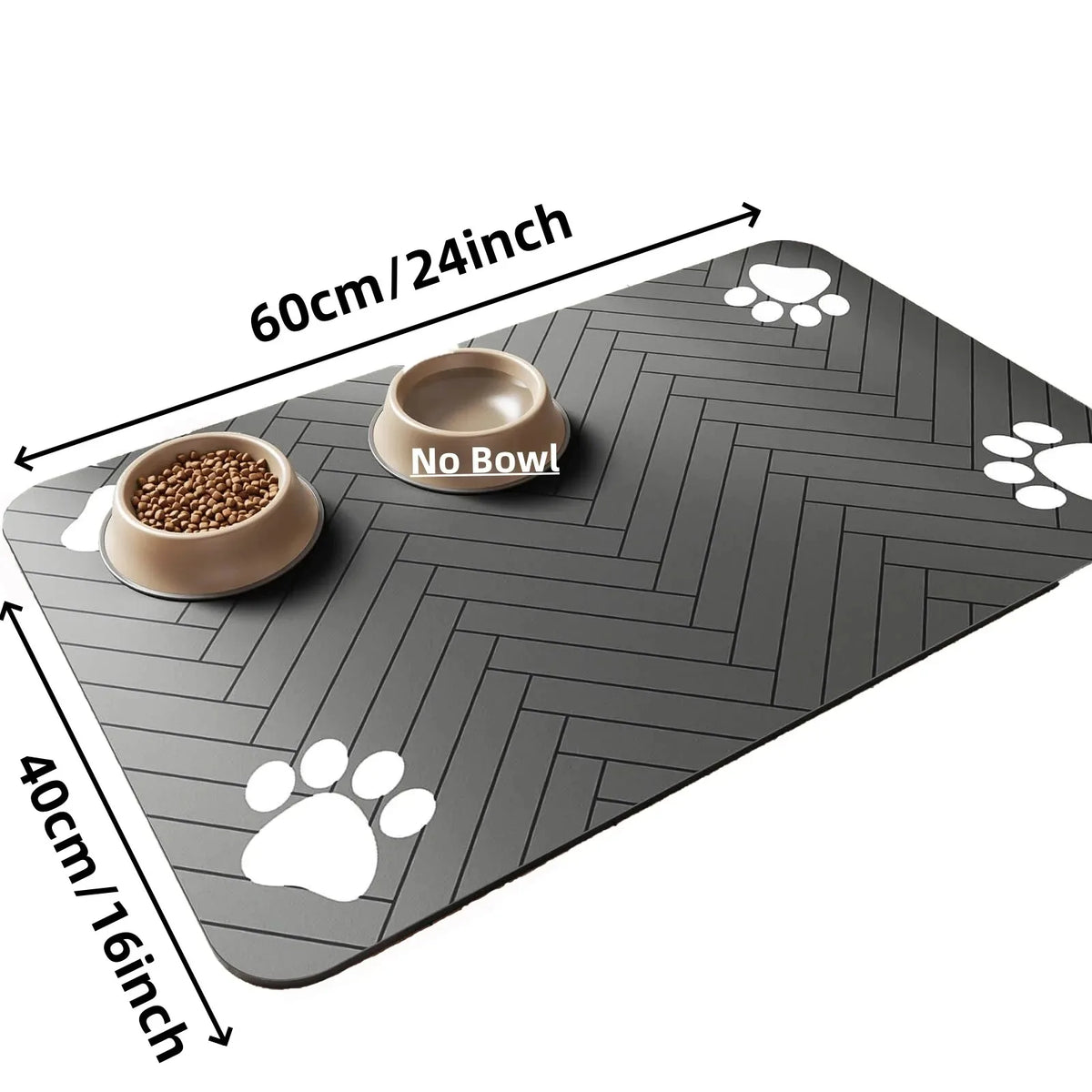 Tapis de Gamelle pour Chien & Chat – Absorbant, Antidérapant & Facile à Nettoyer