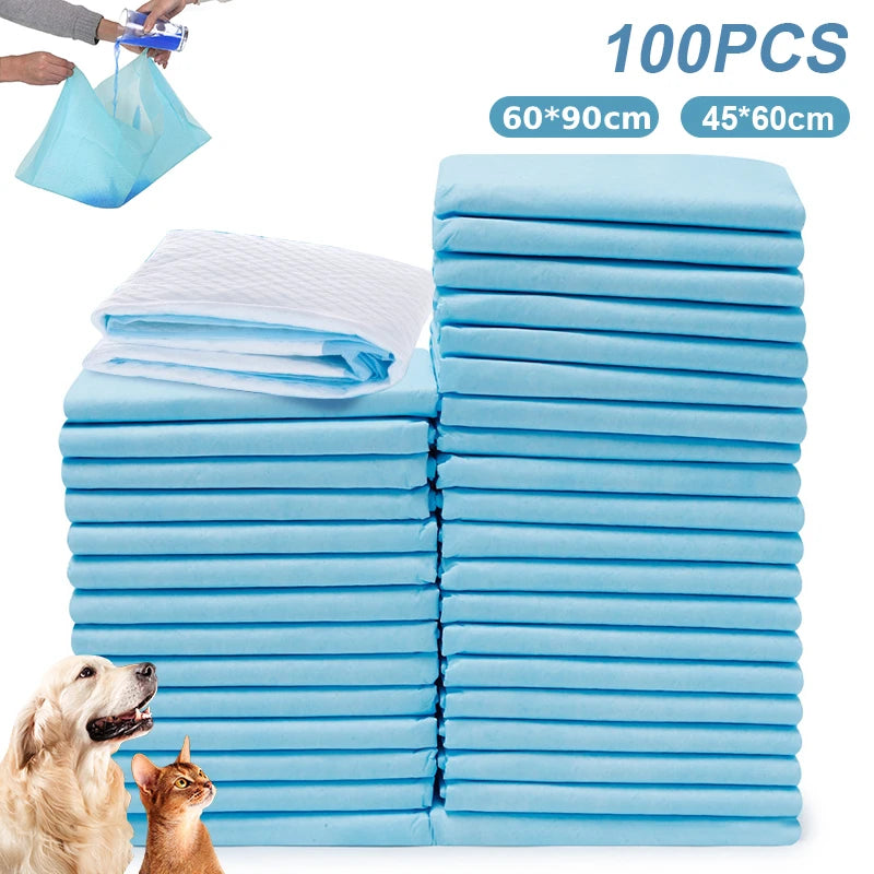 Tapis Absorbant Jetable pour Chien & Chat – Lot de 100 – Hygiénique & Pratique