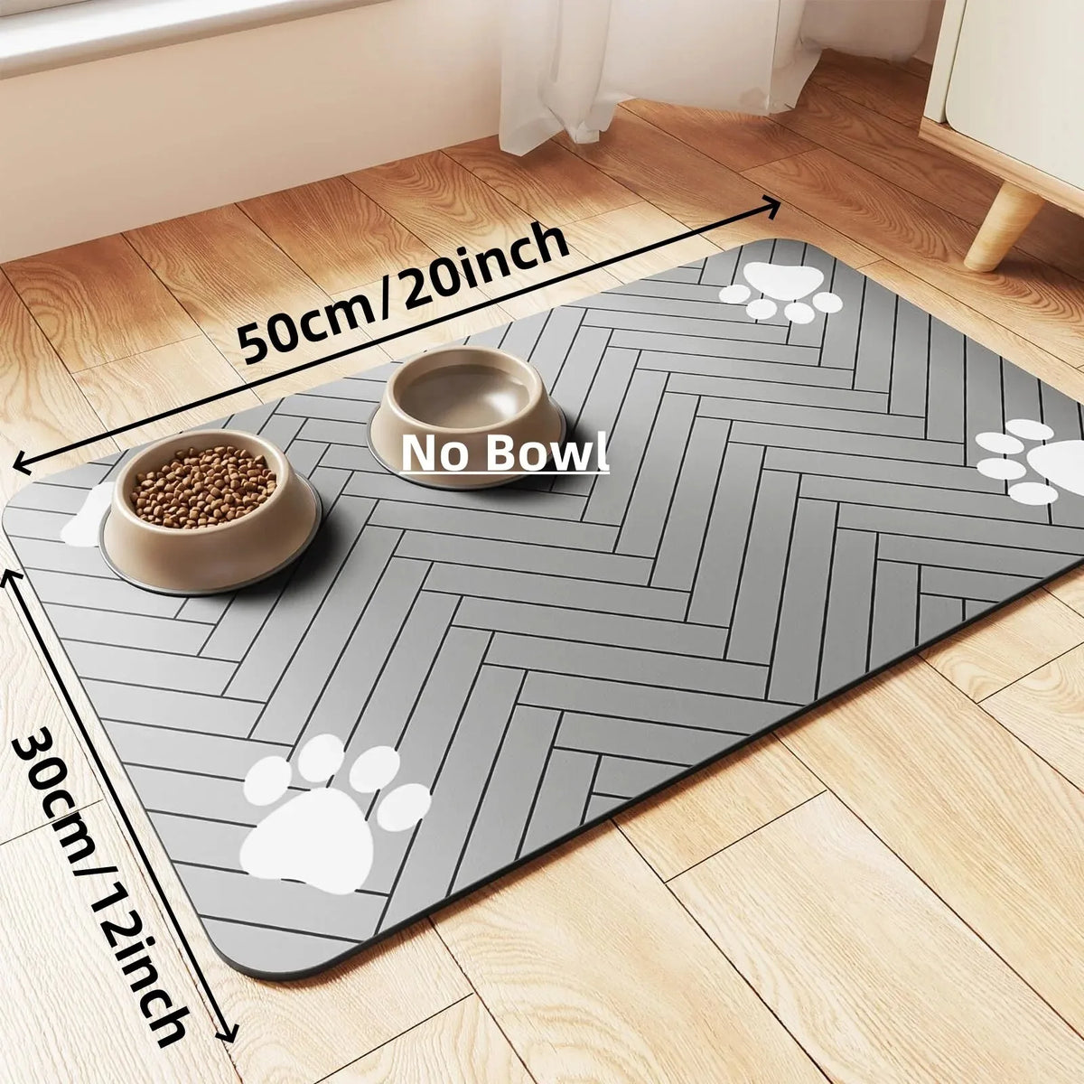 Tapis de Gamelle pour Chien & Chat – Absorbant, Antidérapant & Facile à Nettoyer